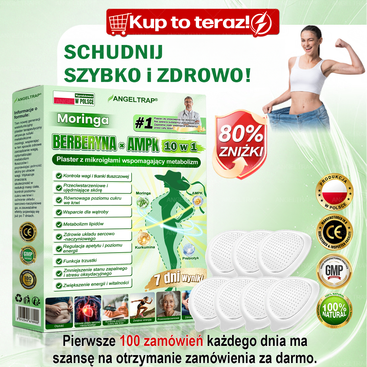 🎁 Zostało już tylko 5 opakowań ANGELTRAPO®! Zaoszczędź dziś dodatkowe 30% i zadbaj o gładszy, bardziej jednolity wygląd skóry, zanim ta ograniczona czasowo oferta dobiegnie końca!